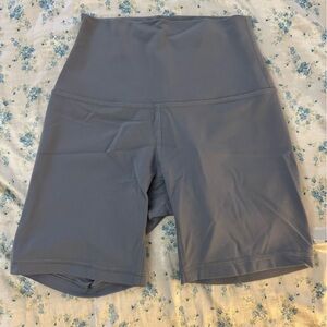 lululemon athletica High-Waist Bike Shorts in Light Slate Blue
